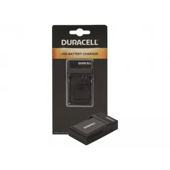 Duracell digitālās kameras akumulatoru lādētājs, USB, iekštelpu akumulatoru lādētājs, Panasonic DMW-BLD10E, melns, 5 V, 5 V