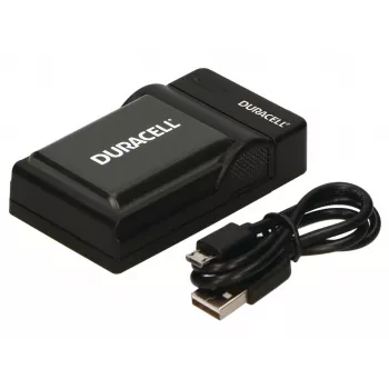 Duracell USB digitālās kameras akumulatora lādētājs, Iekštelpu akumulatora lādētājs, Sony NP-F550, NP-FM500H, NP-FM50, Melns, 5 V, 5 V