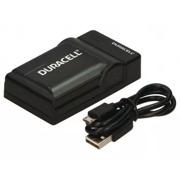 Duracell digitālās kameras akumulatora lādētājs, USB, iekštelpu akumulatora lādētājs, melns, 5 V, 5 V, 5 V