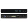 2-Power DOC0110A klēpjdatora dokstacija/porta replikators, vadu, USB 3.2 Gen 1 (3.1 Gen 1) Type-B, melns