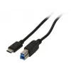 2-Power DOC0110A klēpjdatora dokstacija/porta replikators, vadu, USB 3.2 Gen 1 (3.1 Gen 1) Type-B, melns