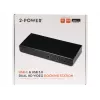 2-Power DOC0110A klēpjdatora dokstacija/porta replikators, vadu, USB 3.2 Gen 1 (3.1 Gen 1) Type-B, melns