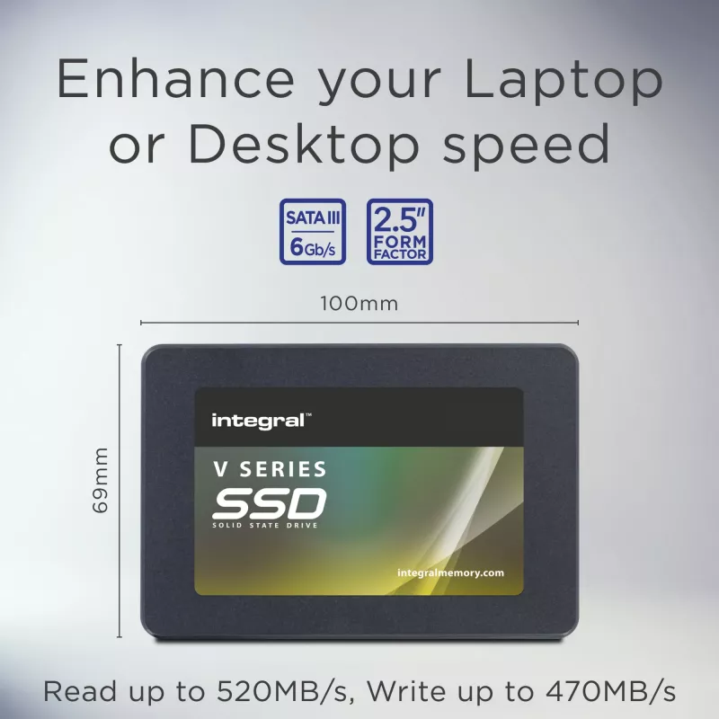 Integral 480 GB SSD 2,5 col. SATA 3 R-520 MB/s W-470 MB/s TBW 150 V SERIES 2