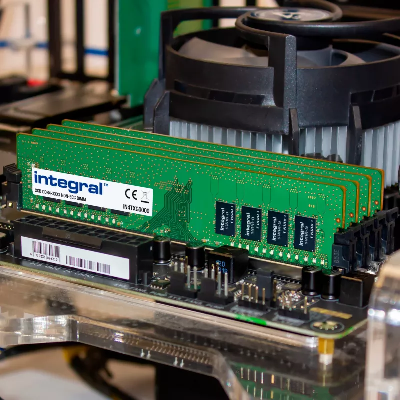 Integral 32 GB datora operatīvās atmiņas modulis DDR4 3200 MHz PC4-25600 nereģistrēts bez ECC DIMM 1,2 V 2Gx8 CL22