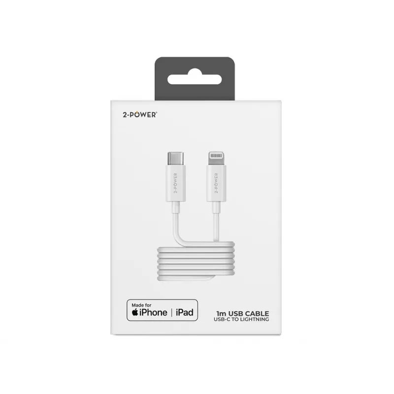 2-Power 2PUC1M03W mobilās ierīces lādētājs, balts