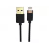 Duracell USB7022A lightning kabelis, melns
