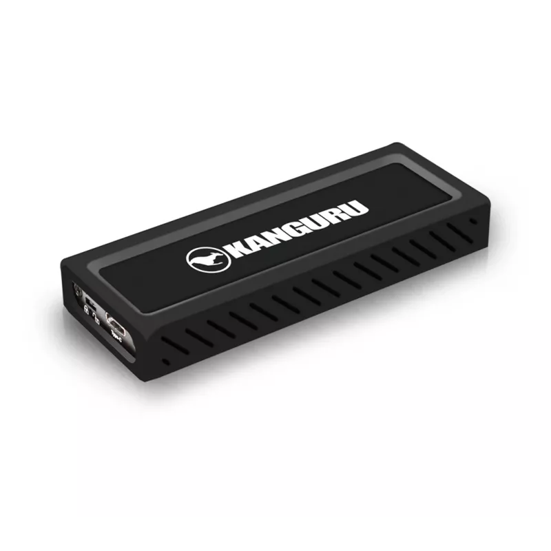 iStorage Kanguru UltraLock Superspeed+ USB-C M.2 NVMe ārējais SSD 2 TB | Drošs pārnēsājams cietvielu disks | Fizisks rakstīšanas aizsardzības slēdzis | Droša aparātprogrammatūra | TAA atbilstošs |