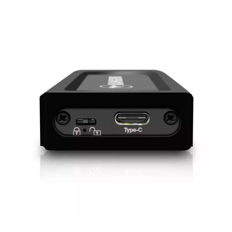 iStorage Kanguru UltraLock Superspeed+ USB-C M.2 NVMe ārējais SSD 2 TB | Drošs pārnēsājams cietvielu disks | Fizisks rakstīšanas aizsardzības slēdzis | Droša aparātprogrammatūra | TAA atbilstošs |