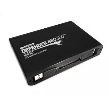iStorage Kanguru Defender SSD350 2 TB| FIPS 140-2 sertificēts | Aparatūras šifrēts cietvielu diskdzinis | 2,5 collu ārējais | SATA (SATA/600) | TAA atbilstošs