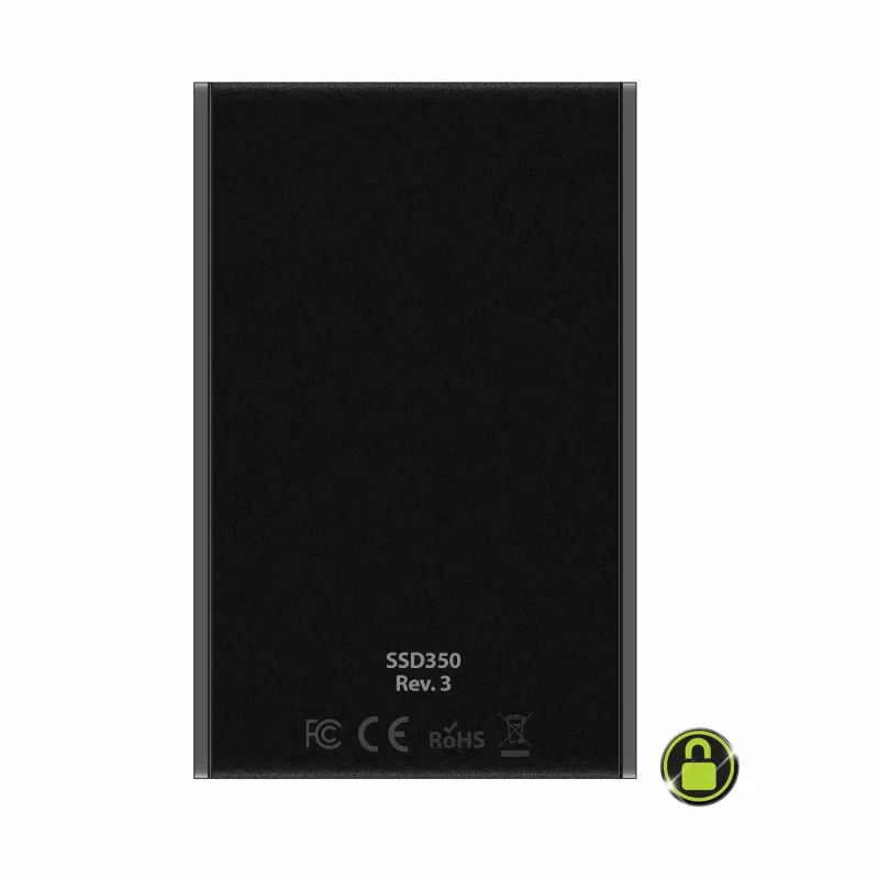 iStorage Kanguru Defender SSD350 2 TB| FIPS 140-2 sertificēts | Aparatūras šifrēts cietvielu diskdzinis | 2,5 collu ārējais | SATA (SATA/600) | TAA atbilstošs