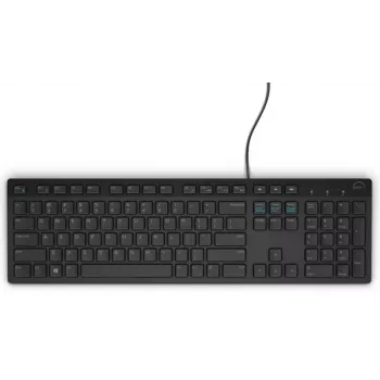 DELL Vadu tastatūra - KB216 - itāļu (QWERTY) - melna, Pilna izmēra (100%), Vadu, USB, QWERTY, Melna