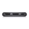 DELL Adapteris USB-C uz HDMI/DP ar jaudas caurlaidi, vadu, USB 3.2 Gen 2 (3.1 Gen 2) Type-C, melns, 3840 x 2160 pikseļi, Dell, 3840 x 2160 pikseļi