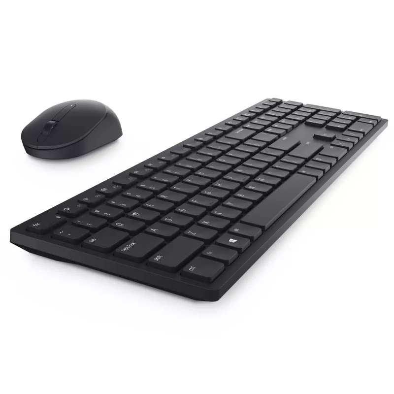 DELL Pro klaviatūra un pele - KM5221W - Pan-Nordic (QWERTY) - melna