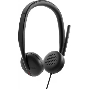 DELL Pro vadu austiņas - WH3024, vadu, zvani/mūzika, 20 - 20000 Hz, 110 g, austiņas, melnas