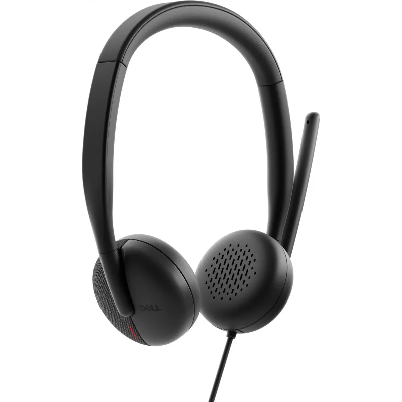 DELL Pro vadu austiņas - WH3024, vadu, zvani/mūzika, 20 - 20000 Hz, 110 g, austiņas, melnas