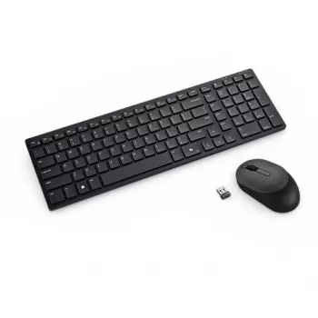 DELL Pro Compact Silent klaviatūra un pele - KM555 - Pan-Nordic (QWERTY)