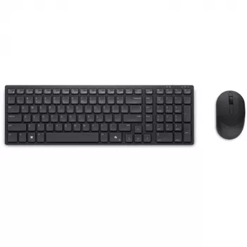 DELL Pro Compact Silent klaviatūra un pele - KM555 - Pan-Nordic (QWERTY)