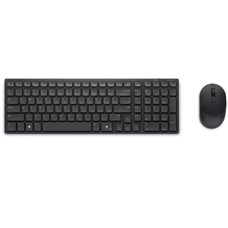 DELL Pro Compact Silent klaviatūra un pele - KM555 - Pan-Nordic (QWERTY)