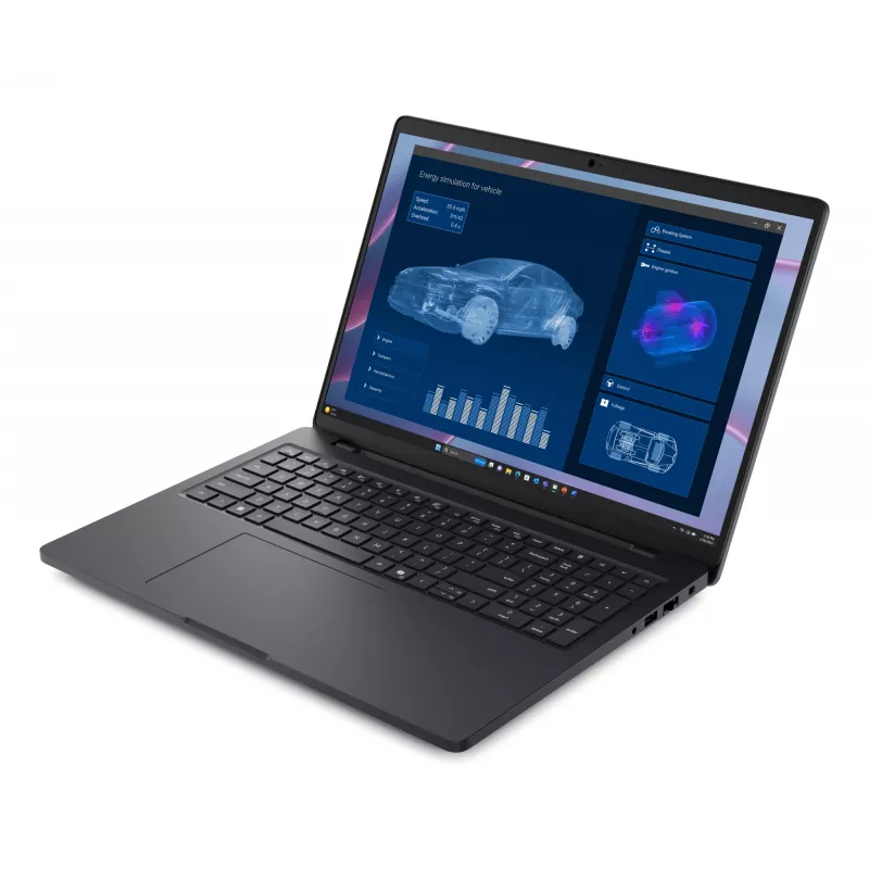 DELL Pro Max 16 MC16255 Copilot+ PC AMD Ryzen AI 7 PRO 350 klēpjdators 40.6 cm (16 collas) Full HD+ 32 GB LPDDR5x-SDRAM 512 GB SSD NVIDIA RTX PRO 500 Blackwell Wi-Fi 7 (802.11be) Windows 11 Pro angļu valoda melns