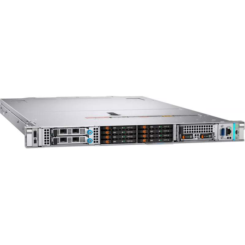 DELL PowerEdge R470 serveris 960 GB Plaukta (1U) Intel Xeon 6 6517P 3.2 GHz 32 GB DDR5-SDRAM 1100 W