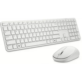 DELL Pro 5 KM526 tastatūra Pele iekļauta Mājai/Birojam RF Bezvadu QWERTY ASV starptautiskais Balta