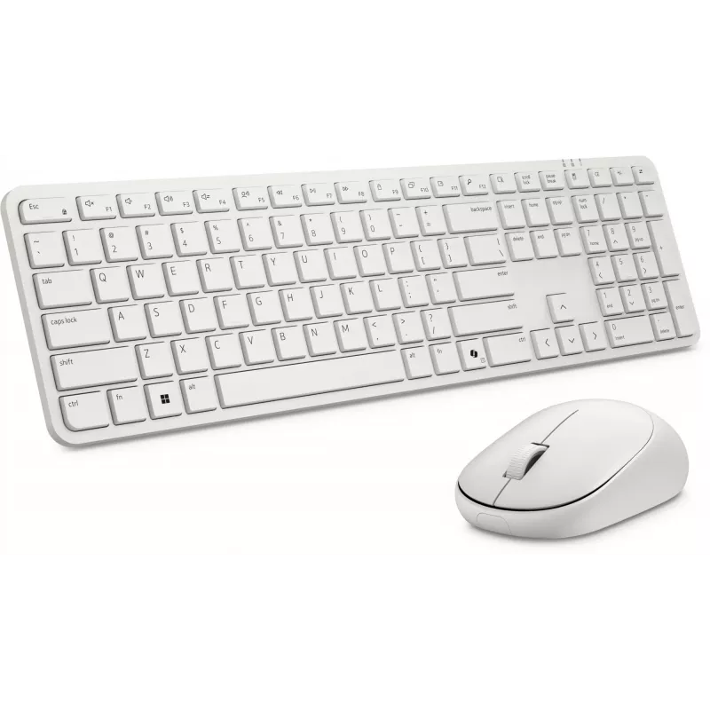 DELL Pro 5 KM526 tastatūra Pele iekļauta Mājai/Birojam RF Bezvadu QWERTY ASV starptautiskais Balta