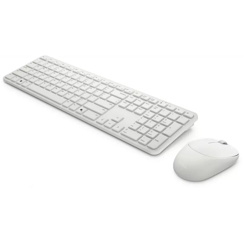 DELL Pro 5 KM526 tastatūra Pele iekļauta Mājai/Birojam RF Bezvadu QWERTY ASV starptautiskais Balta
