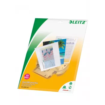 Leitz iLAM Premium spīdīgas laminēšanas plēves A3 formātam, 125 mikroni, 25 gab. iepakojumā