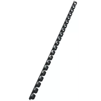 Leitz Spines Plastic 8 mm comBIND, melna, 45 loksnes, PVC, A4, 8 mm, 8 mm