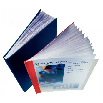 Leitz Binding Covers Thermal Linen 3mm, A4, Kartons, Caurspīdīgs, Balts, 30 lapas, 240 g/m², 80 g/m²
