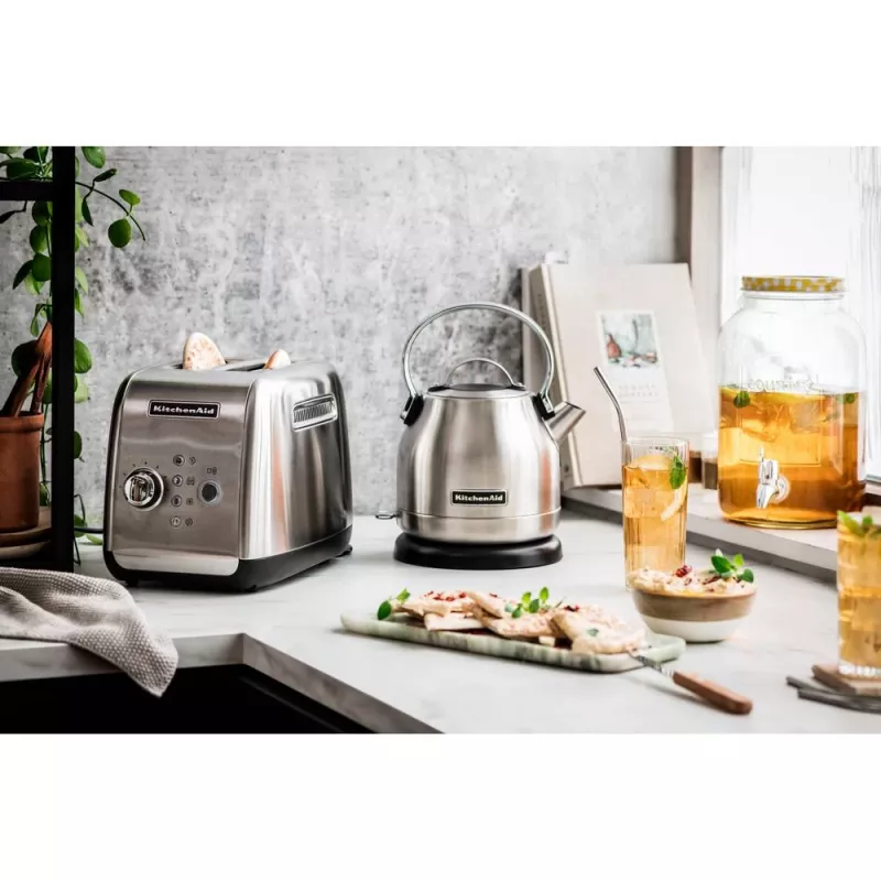 KitchenAid 5KEK1222ESX elektriskā tējkanna 1,25 L 2200 W nerūsējošais tērauds