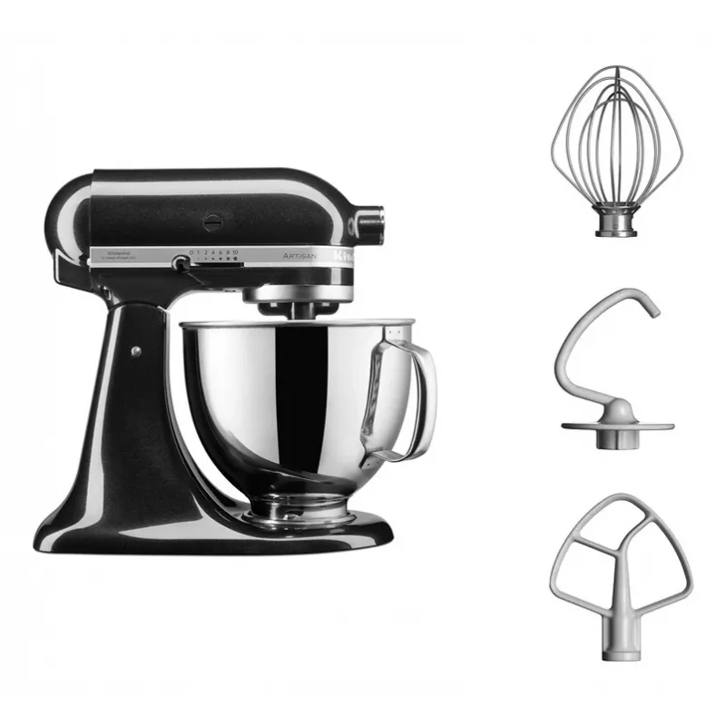 KitchenAid 5KSM125EOB statīvais mikseris 300 W melns