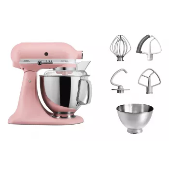 KitchenAid 5KSM175PSEDR statīvais mikseris 300 W, rožu krāsa