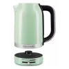 KitchenAid 5KEK1701EPT elektriskā tējkanna 1,7 L 2400 W Melna, Zaļa, Nerūsējošais tērauds