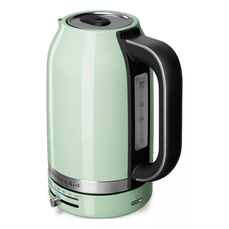 KitchenAid 5KEK1701EPT elektriskā tējkanna 1,7 L 2400 W Melna, Zaļa, Nerūsējošais tērauds