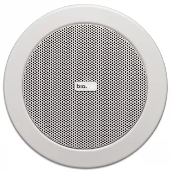 Biamp Commercial CM4 4 collu divu konusu skaļrunis, balts, 1 virzienu, vadu, 15 W, 100–20000 Hz, 16 Ω, balts
