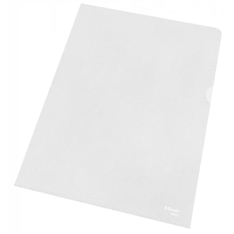Esselte mape 120 my A4, A4, polivinilhlorīds (PVC), caurspīdīga, 220 mm, 307 mm, 1 mm