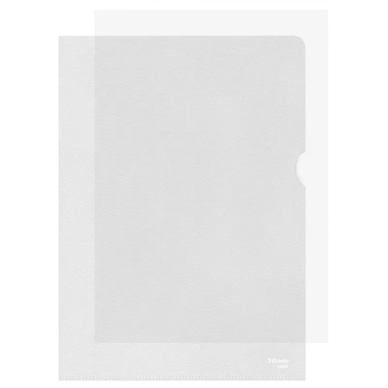 Esselte mape 120 my A4, A4, polivinilhlorīds (PVC), caurspīdīga, 220 mm, 307 mm, 1 mm