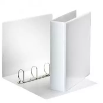 Esselte Panorama saistviela FSC® A4 4DR/50 mm, A4, D-riņķa, Prezentācijas, Plastmasa, Balts, Balts