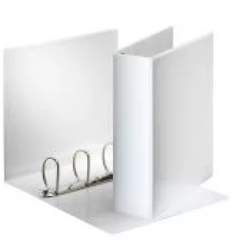Esselte Panorama saistvāks FSC® A4 4DR/60 mm, A4, D gredzens, Plastmasa, Balta, 650 loksnes, 6 cm