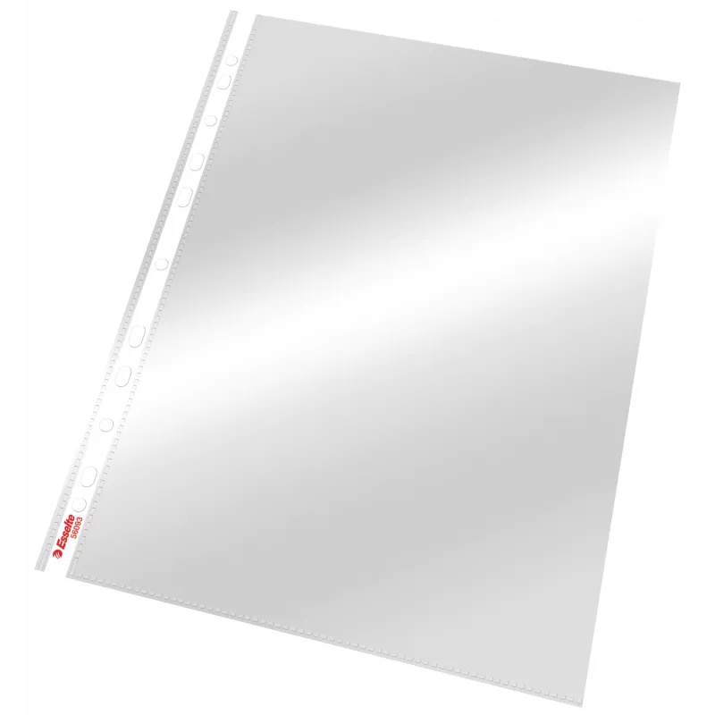 Esselte Pocket Heavy Duty 105my A4, 210 x 297 mm (A4), Caurspīdīga, Polipropilēns (PP), Augšā, 0.105 mm, 230 mm