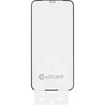 eSTUFF Apple iPhone 12/12 Pro 10 gab. Melns Pilna Pārklājuma Stikls