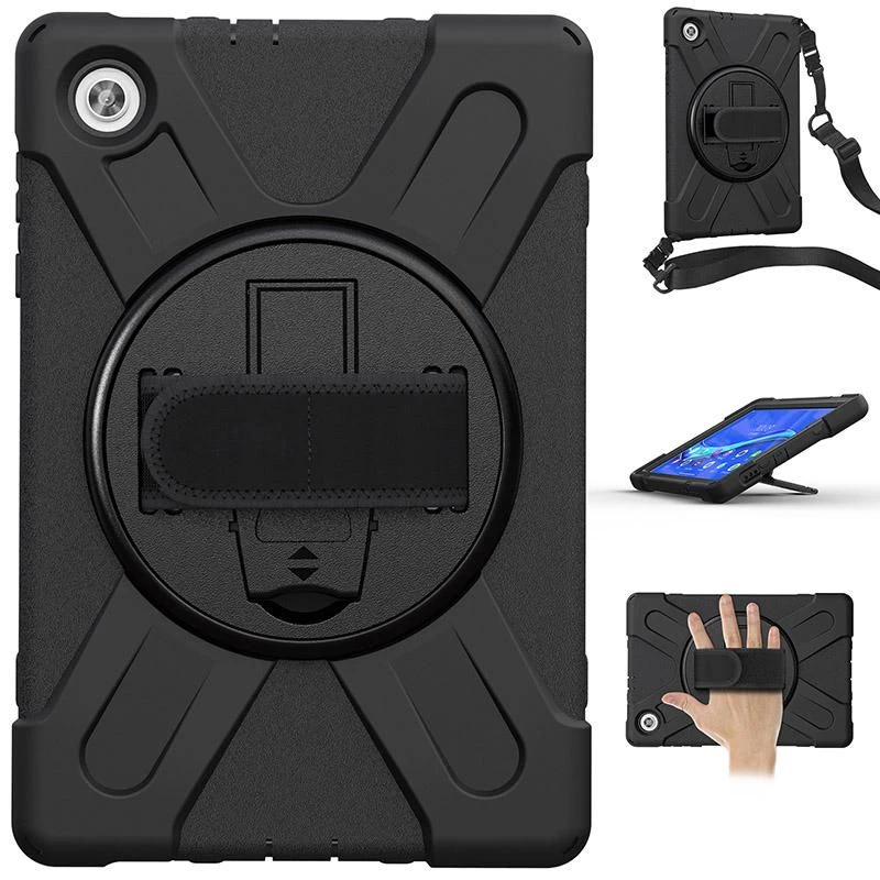 eSTUFF AUSTIN Defender maciņš Lenovo TAB M10 FHD Plus - Melns