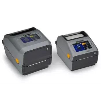 Zebra ZD621 etiķešu printeris, termiskā pārnese, 203 x 203 DPI, 203 mm/s, vadu un bezvadu, pelēks