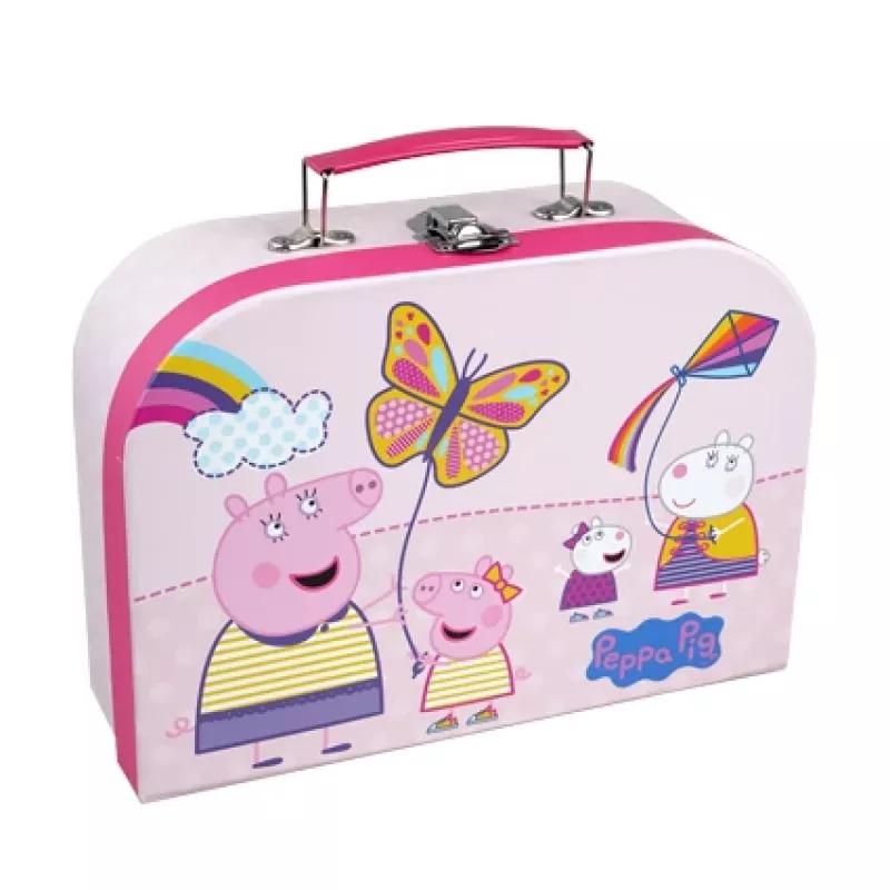 Barbo Toys Peppa Pig koferīšu komplekts 3 gab., dažādas krāsas, zēniem/meitenēm, mucveida soma