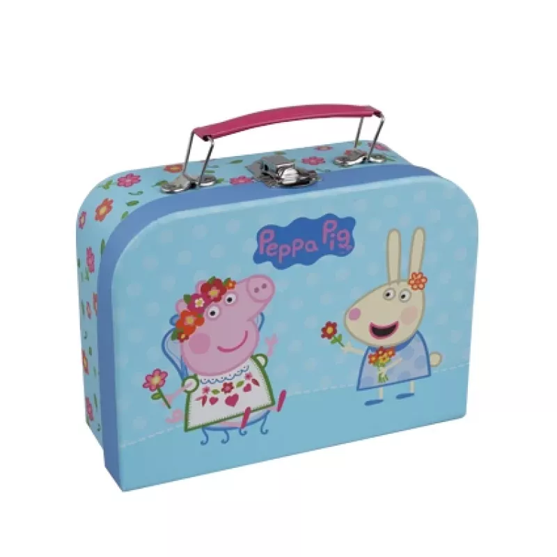 Barbo Toys Peppa Pig koferīšu komplekts 3 gab., dažādas krāsas, zēniem/meitenēm, mucveida soma