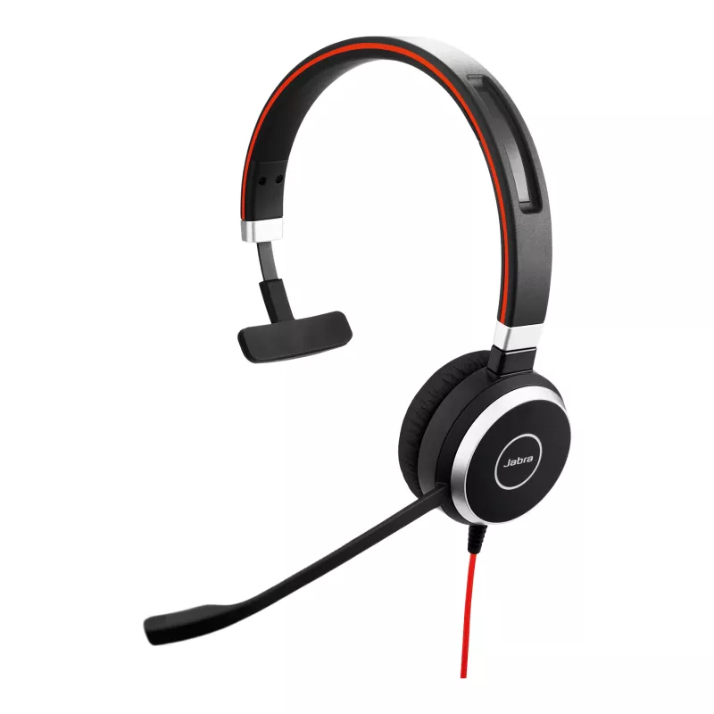 Jabra Evolve 40 MS, Mono, USB-C, vadu, biroja/zvanu centra, 20–20000 Hz, 142,5 g, austiņas, melnas