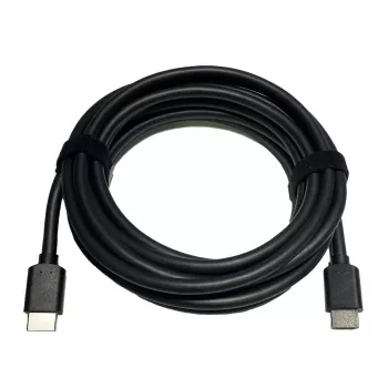 Jabra HDMI ierīces kabelis (4,57 m/15 pēdas) - melns, 4,57 m, HDMI A tips (standarta), HDMI A tips (standarta), melns