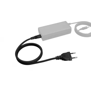 Jabra PanaCast 50 Video Bar System strāvas vads (EMEA, strāvas vads, Type-C, 1 m/3 pēdas) — melns