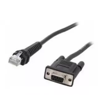 Zebra CBA-RF5-S07ZAR seriālais kabelis melns 0,82296 m DB-9 RJ-45